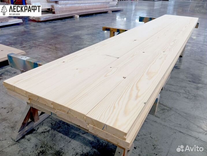 Доска пола 27*141*4000 сорт A ангарская сосна