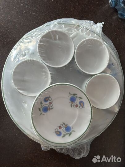 Lubiana Кофейный набор, фарфор, Польша