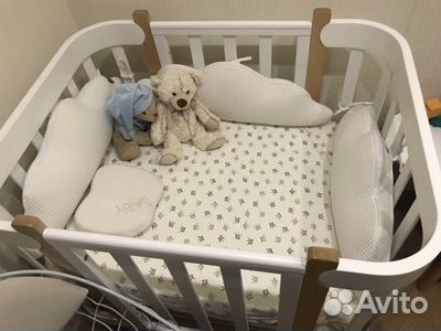 Бортики в кроватку happy baby