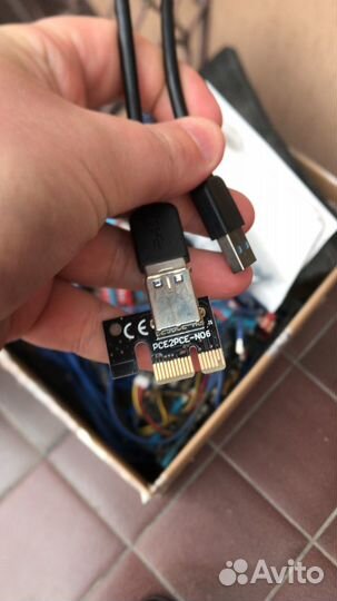 Райзер для видеокарты PCI-e x1 to x16