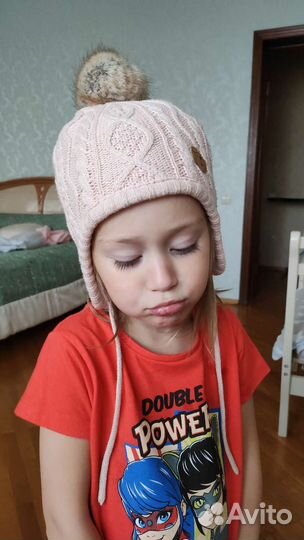 Комплект шапка и варежки hm на 2-3 года 48 р