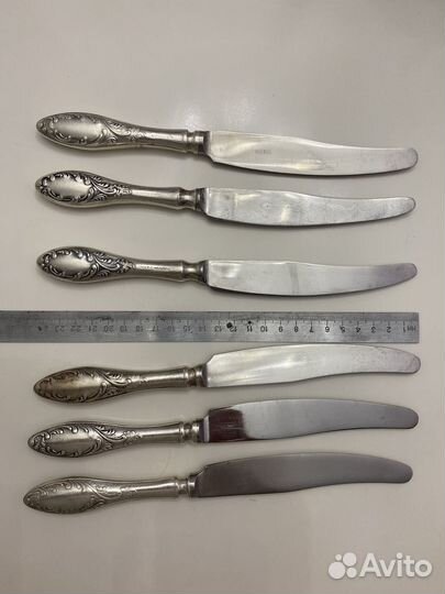 Мельхиоровые десертные и чайные ложки