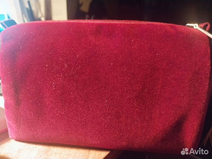 Косметичка бархатная