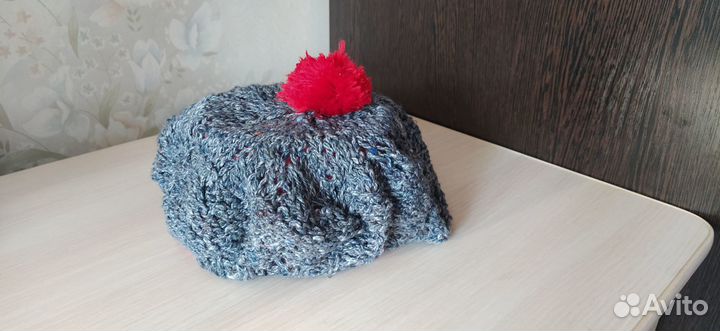 Вязаный берет эксклюзив