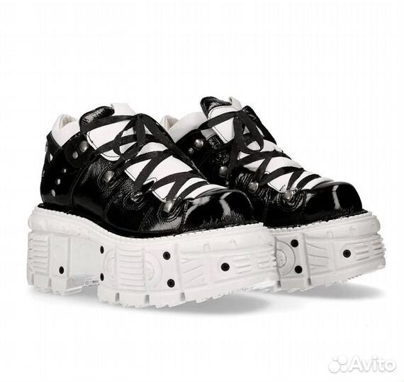 New Rock Ankle Imperfect Lace Boots