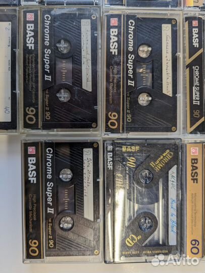 Аудиокассеты с записью Basf Chrome Super Maxima