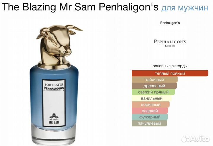 Духи мужские Penhaligon's The Blazing Mr Sam 75мл