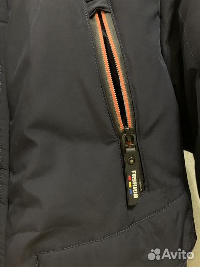 Теплая зимняя куртка для мальчика 164