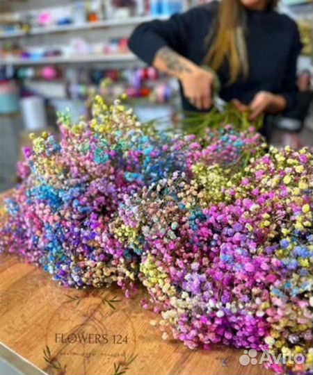 Гипсофила букет цветы Flowers124