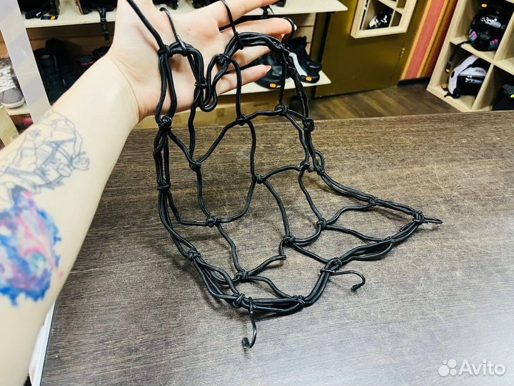 Багажная сетка багаж для мото 40х40см