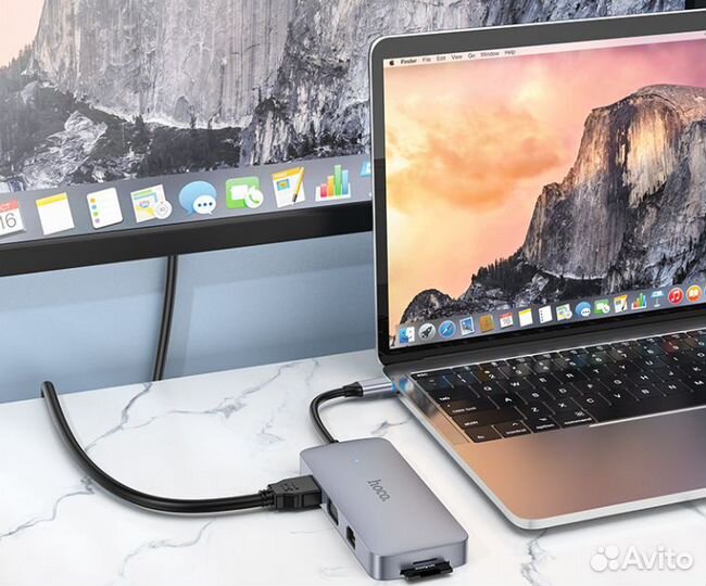 Хаб адаптер hoco HB33 10-in-1