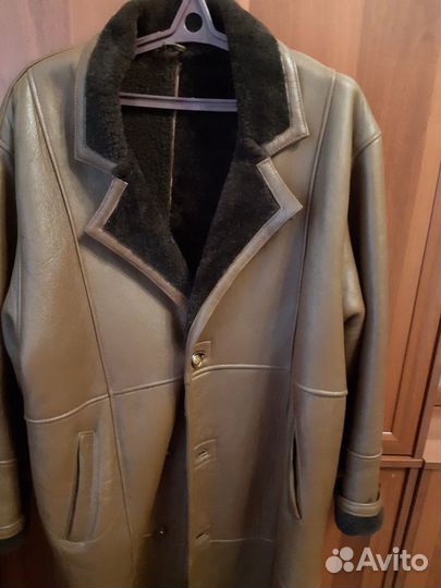 Кожаная дубленка мужская