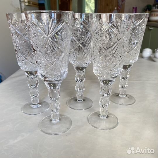 Хрустальные фужеры бокалы СССР