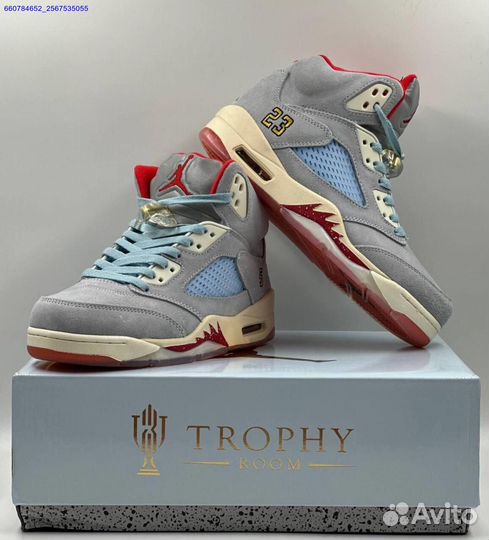 Кроссовки Trophy Room x Air Jordan 5 (Арт.47079)