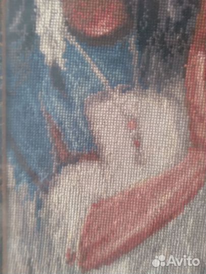 Картина вышитая крестом ручная работа