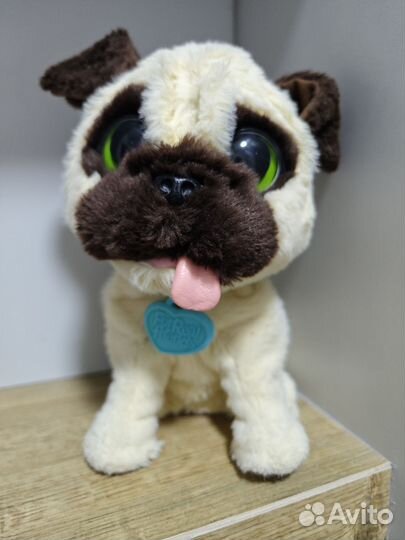 Furreal friends щенок мопс собака