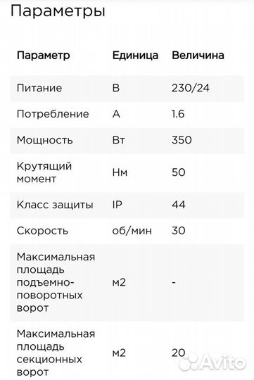 Привод для секционных ворот