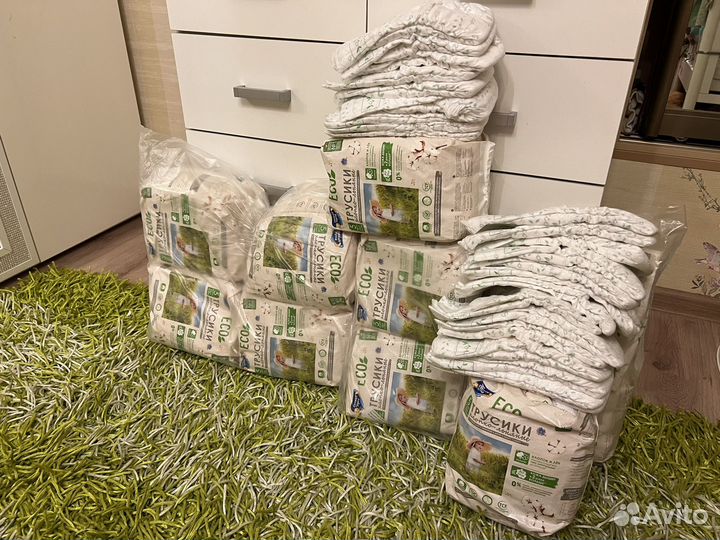 Подгузники трусики 5 есо