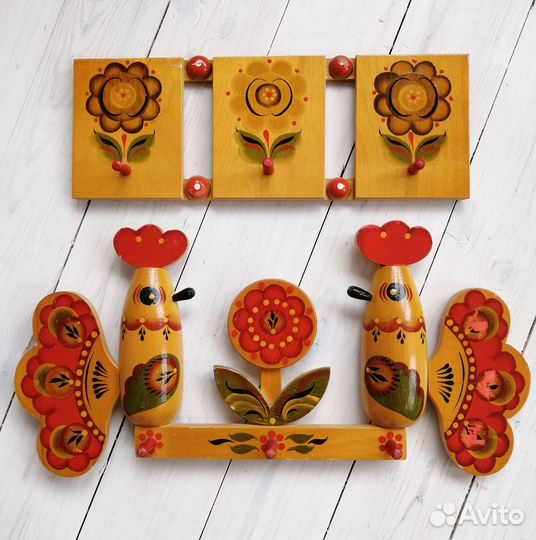 Винтажные деревянные предметы для кухни СССР