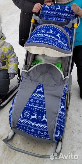 Коляска санки