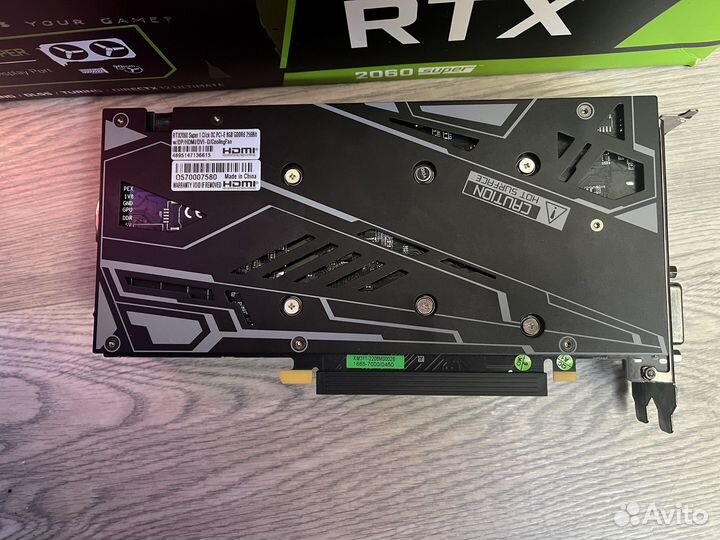 Видеокарта rtx 2060 super 8gb