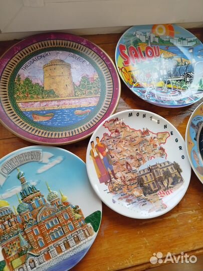 Тарелка настенная фарфор