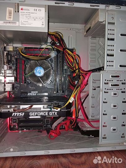 Блок питания 450w мат.плата, кулер, процессор