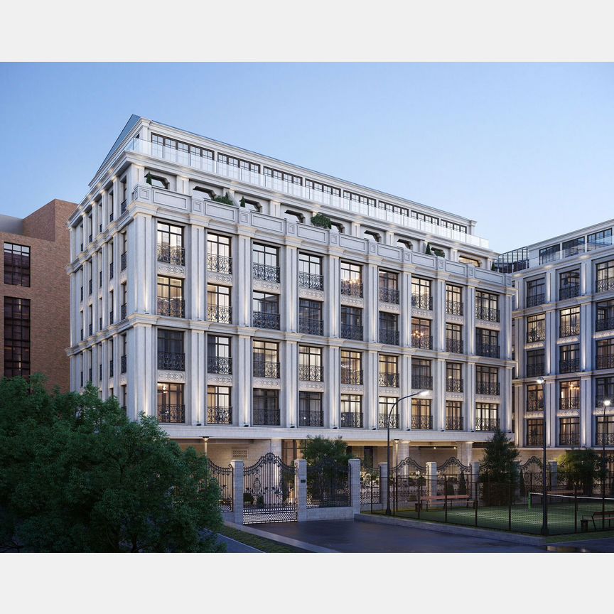 3-к. квартира, 174,6 м², 2/6 эт.