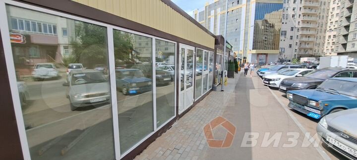 Павильон на пешеходном трафике