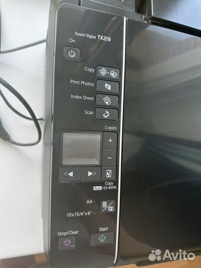 Принтер сканер копир Epson Stylus TX219 струйный
