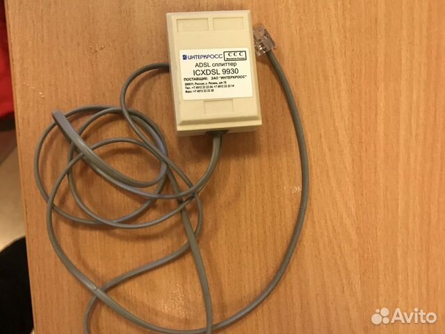 Adsl Сплиттер icxdsl 9930
