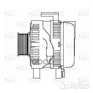 Генератор для а/м Toyota Rav 4 (06) /Rav 4 (00