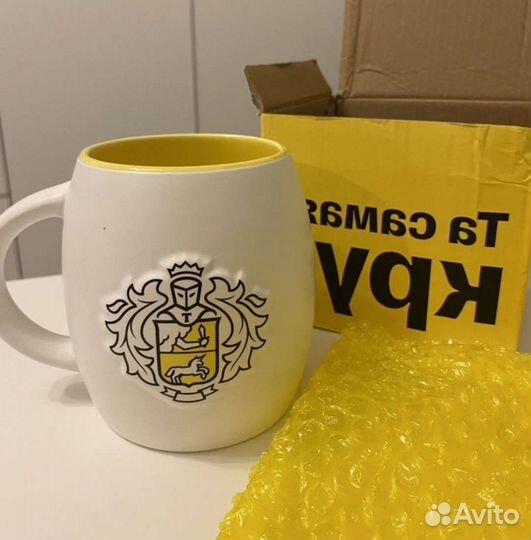 Кружка керамическая Тинькофф