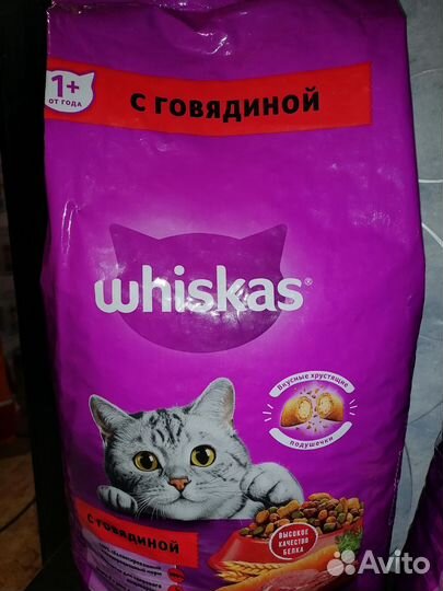 Корм для кошек 5кг вискас