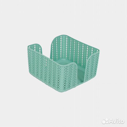 Салфетница вязание фисташковый (М-пластика)