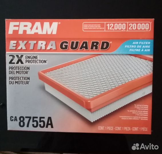Воздушный фильтр fram CA 8755A