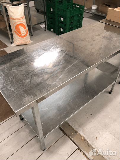 Стол из нержавейки 1,5м