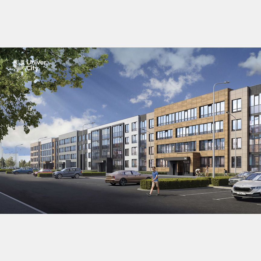Квартира-студия, 24,4 м², 4/4 эт.