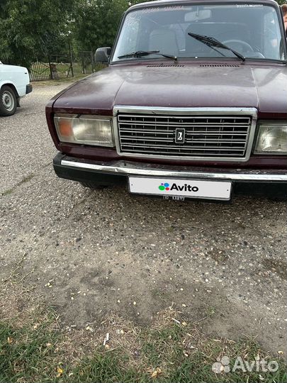 ВАЗ 2107 1.6 МТ, 2005, битый, 47 000 км