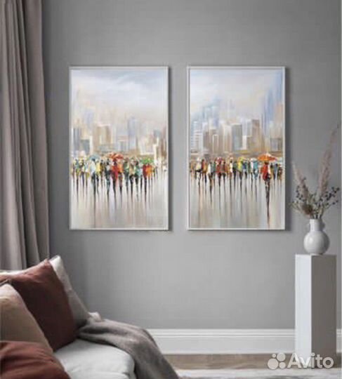 Интерьерная картина. Абстракция. Ручная работа