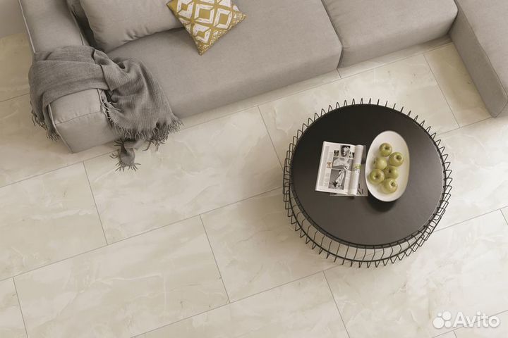 Плитка керамогранит 120x60 бежевый