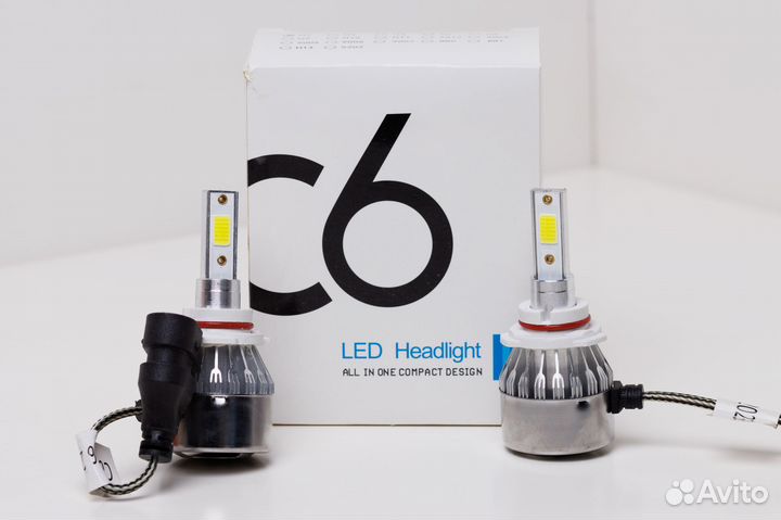 C6 LED Лампа HB3 (9005) 18Ват 12-24V