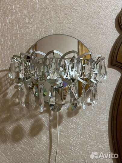 Люстра бра хрустальная