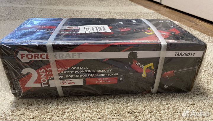 Домкрат гидравлический подкатной,2т