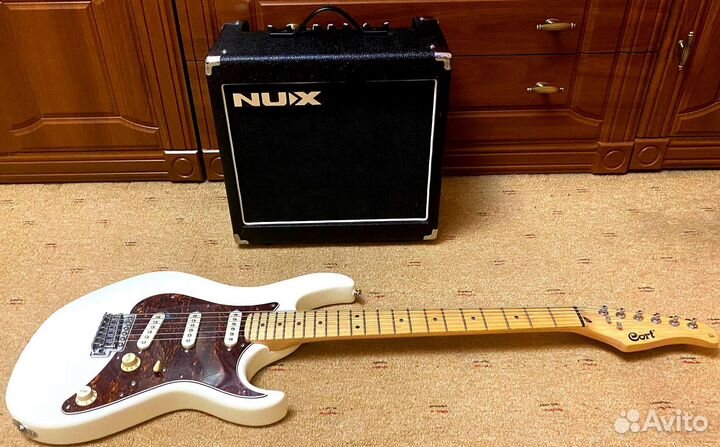 Электрогитара cort G200 и mighty 15SE