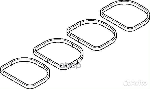 Прокладка коллектора BMW 1(E81/E87) /3(E90) 04- 1.6