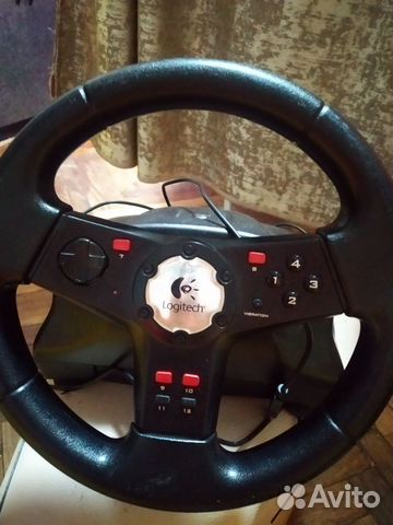 Игровой руль logitech E-UK-12 купить в Санкт-Петербурге | Электроника ...