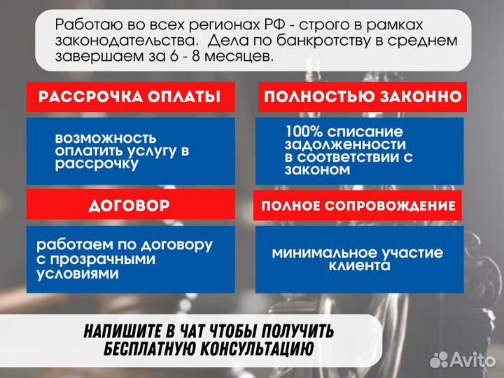 Банкротство физических лиц / Списание долгов