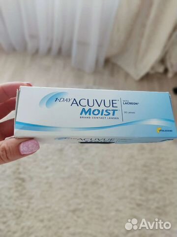 Линзы контактные однодневные acuvue,D -1
