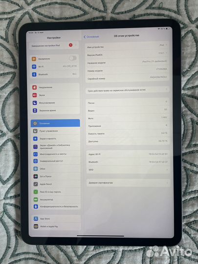 iPad Pro 11 2018 64gb